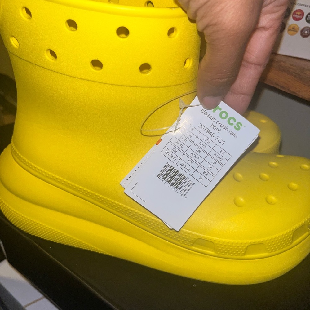 Croc rain boots